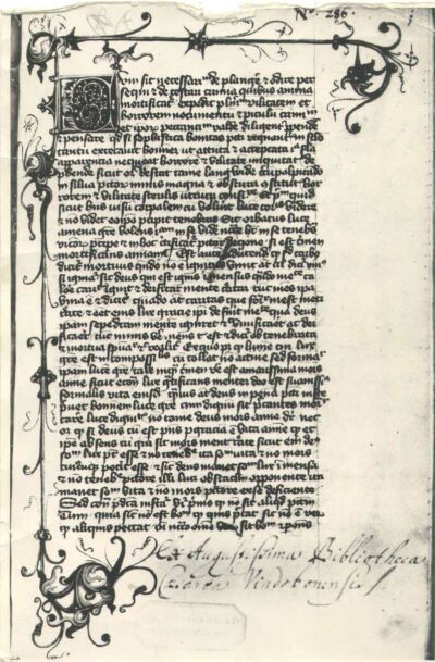 Rkp. sterreichische Nationalbibliothek Wien 1622 f.1r - zatek trakttu